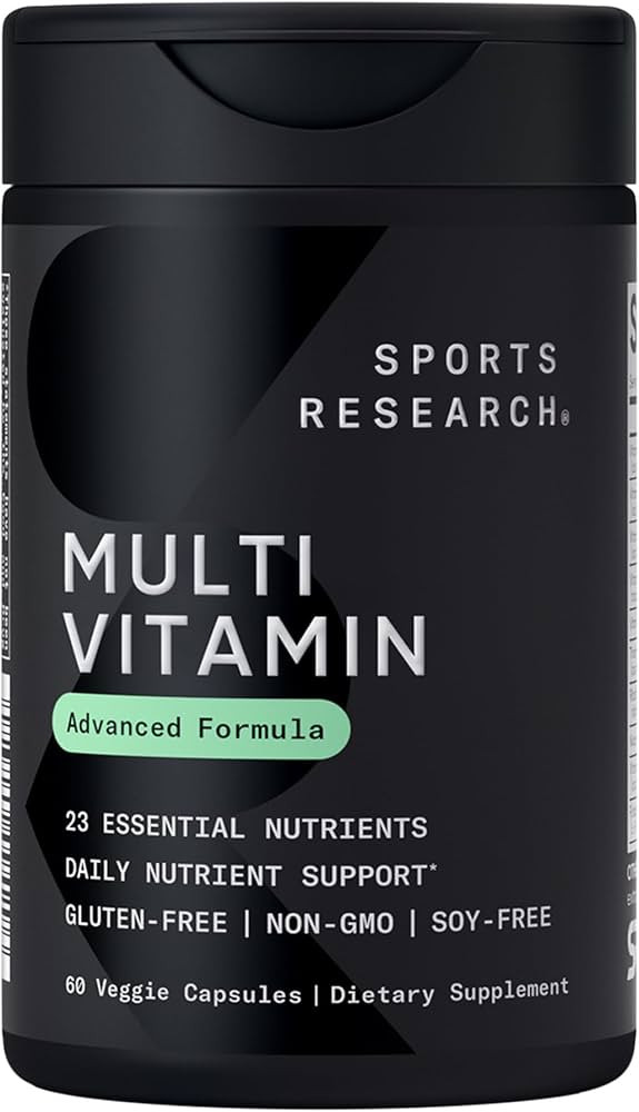 Sports Research® Multivitamin – Advanced Formula - 23 Essential Vitamins & Minerals with CoQ10... | Amazon (US)