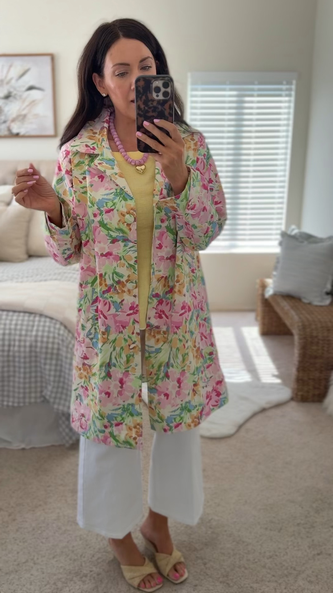 RESTOCKED!
Small jacket
Small top
Jeans run tts
Walmart floral jacket 

#LTKMothersDay #LTKootd #LTKSeasonal
