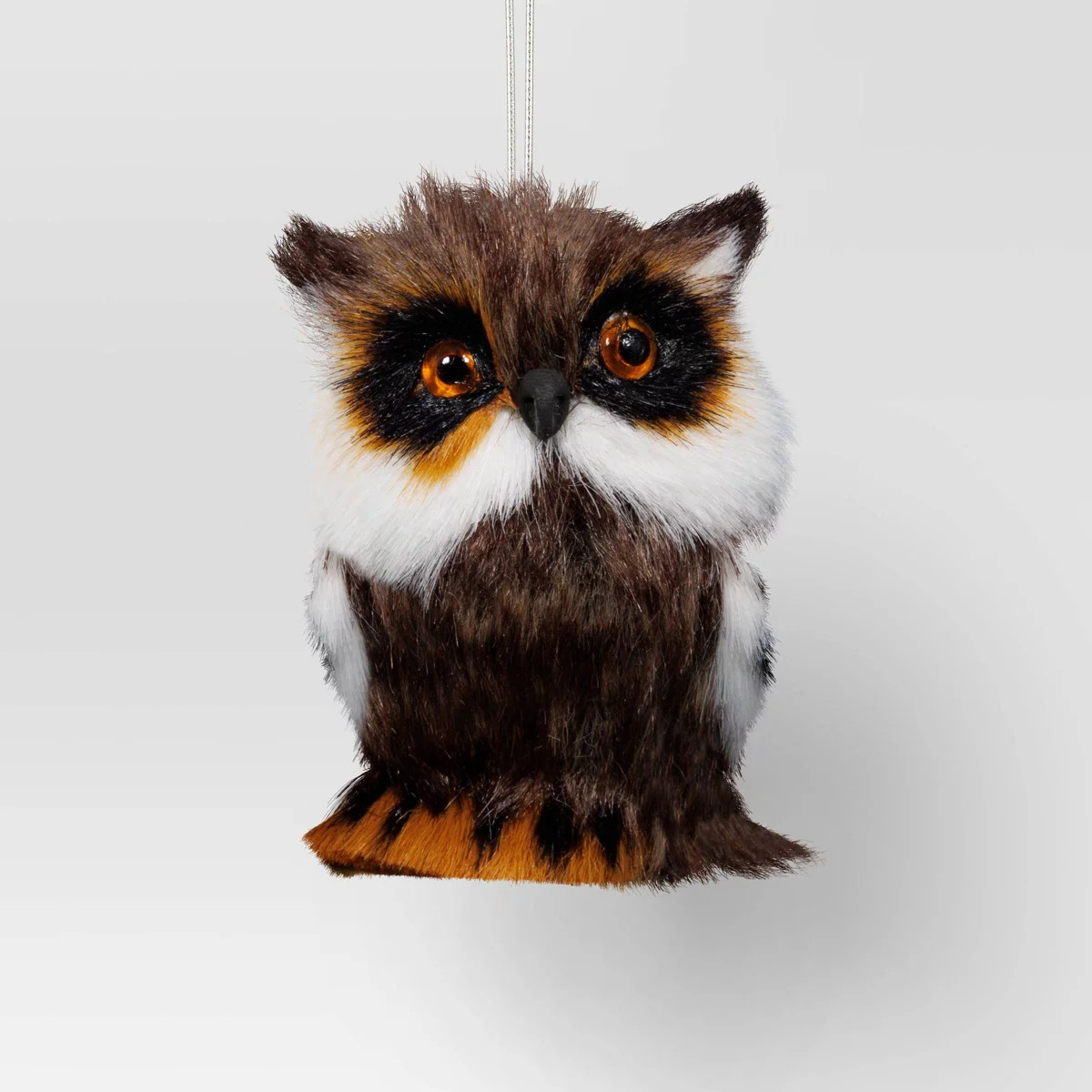 3.5" Christmas Faux Fur Animals Owl - Wondershop™ | Target