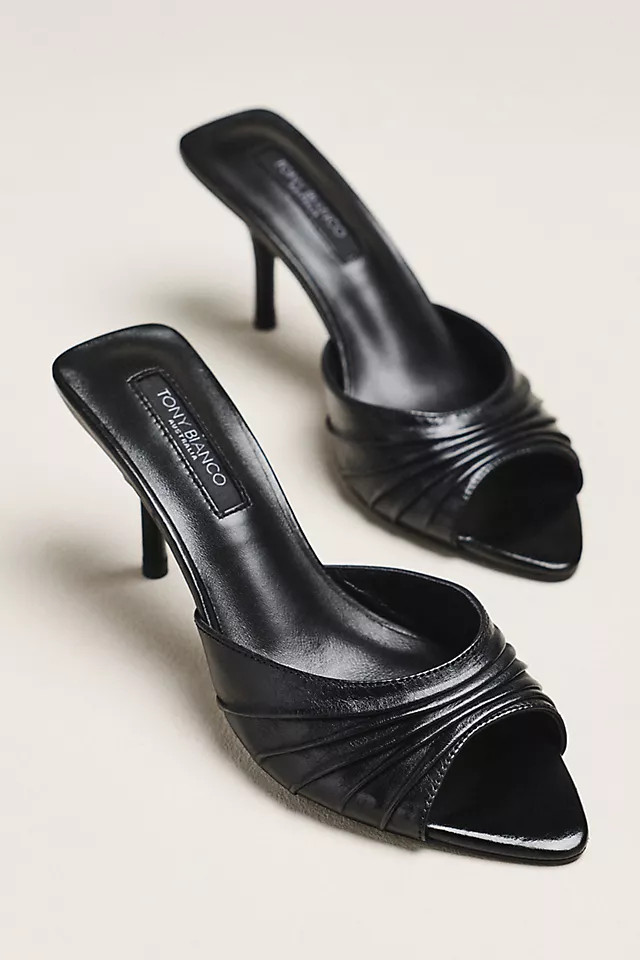 Hype Peep-Toe Mules | Anthropologie (US)