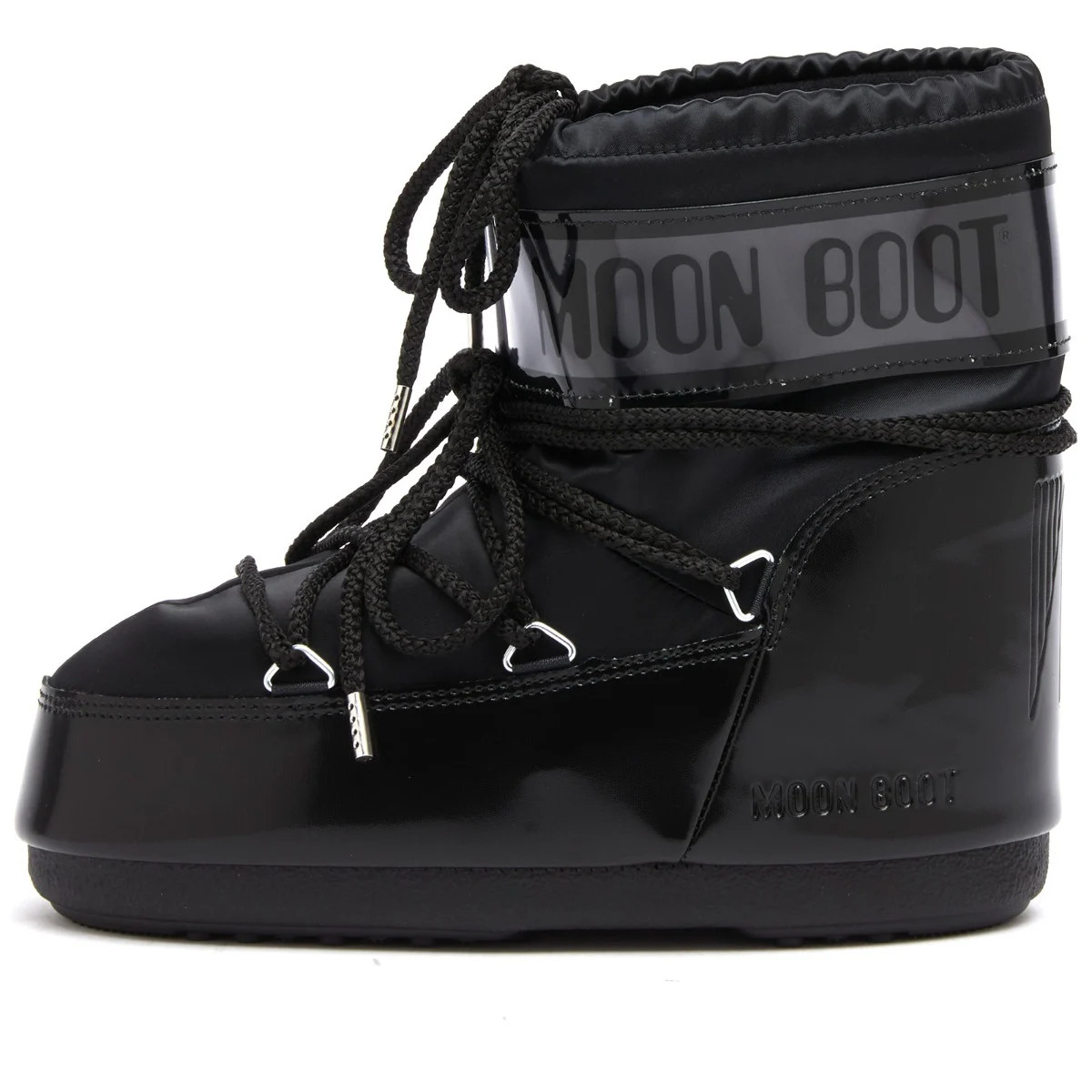 Moon Boot Women's Icon Low Glance in Black, Size 33/35 | END. Clothing