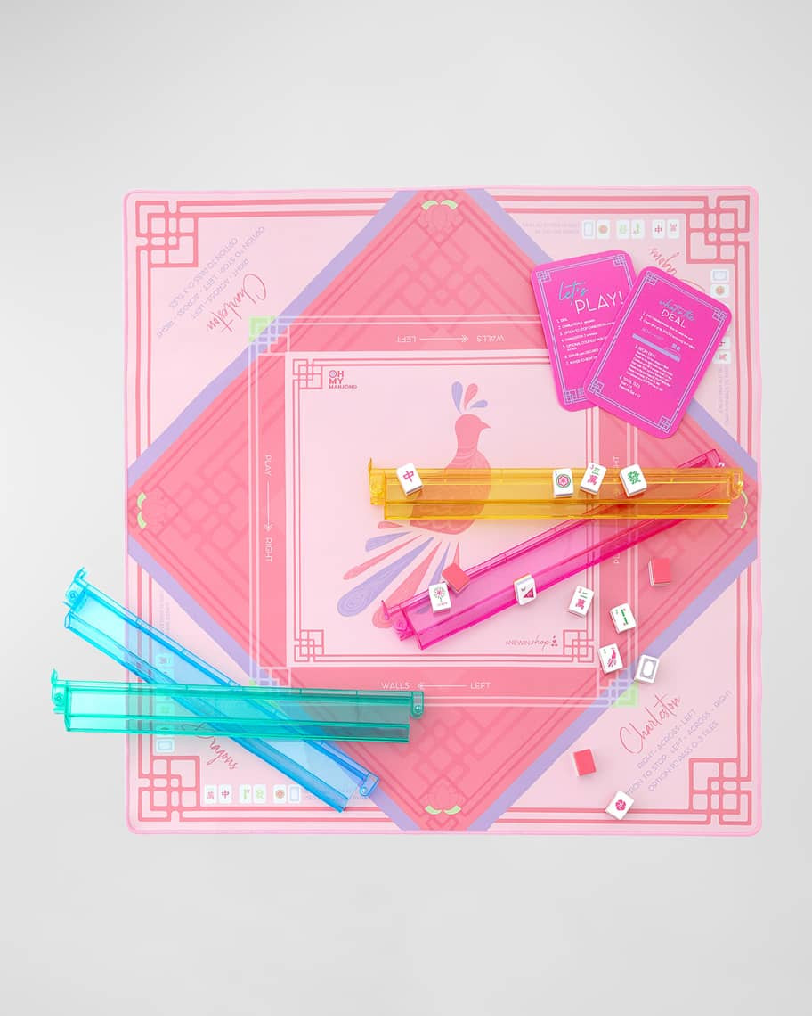 OH MY MAHJONG Bird Bam Neoprene Mahjong Mat | Neiman Marcus