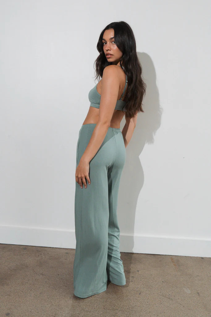 Vitality Vital® Wide Leg Pant - Thyme | Vitality