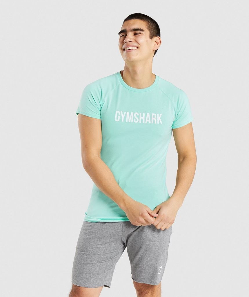 Gymshark Apollo T-Shirt - Turquoise | Gymshark (Global)