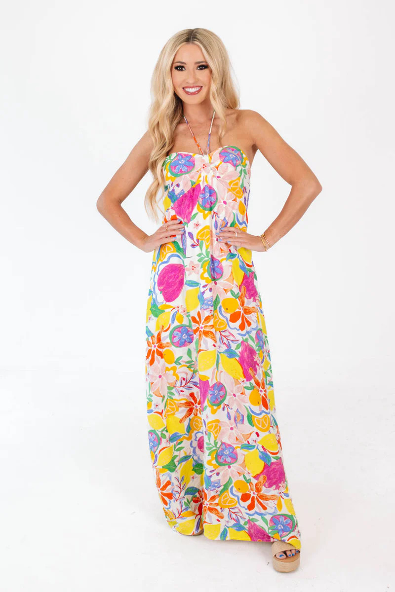Cherry Limeade Maxi Dress - Multi | The Impeccable Pig