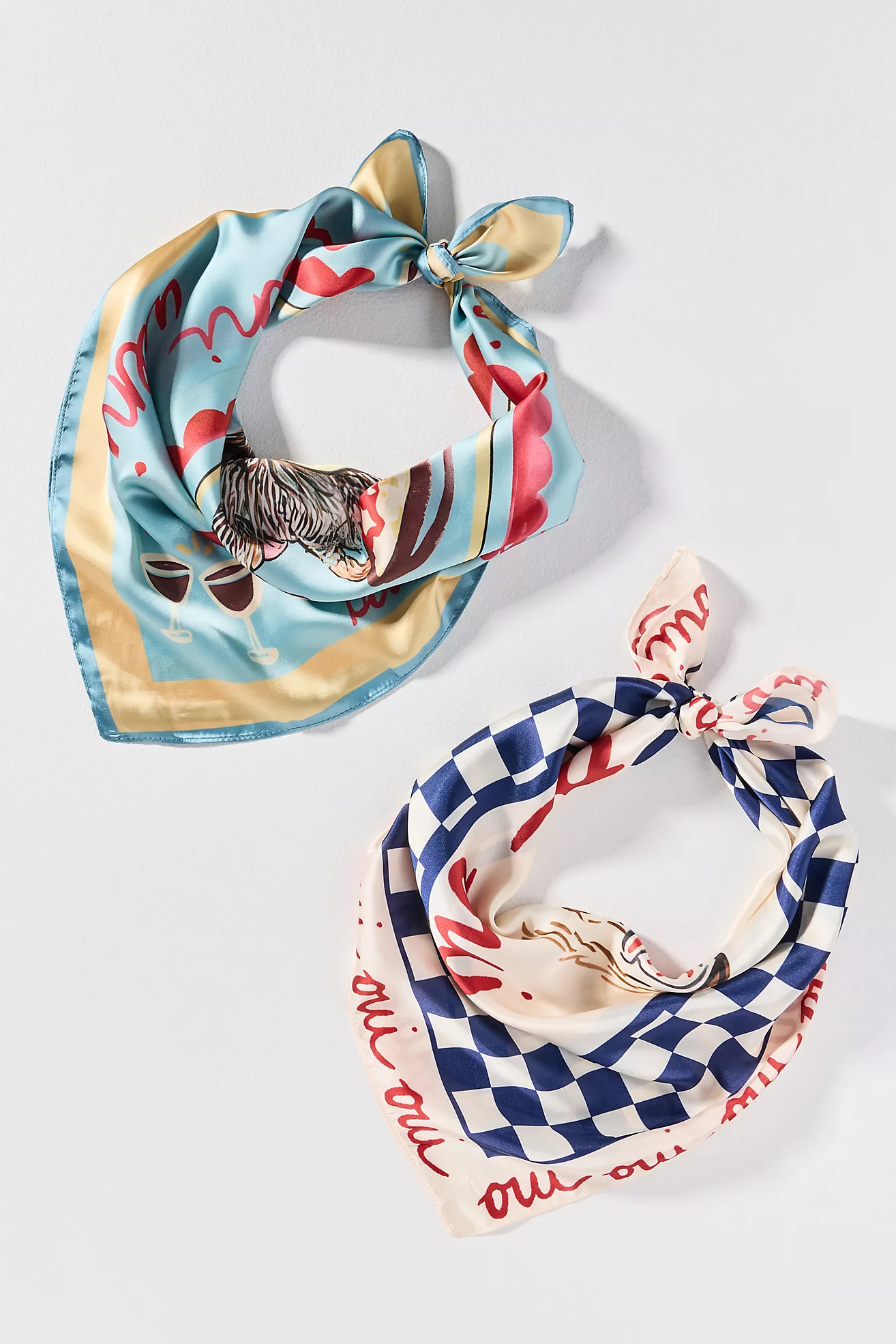 Nikki Ackerman x Anthropologie Hair Scarves, Set of 2 | Anthropologie (US)