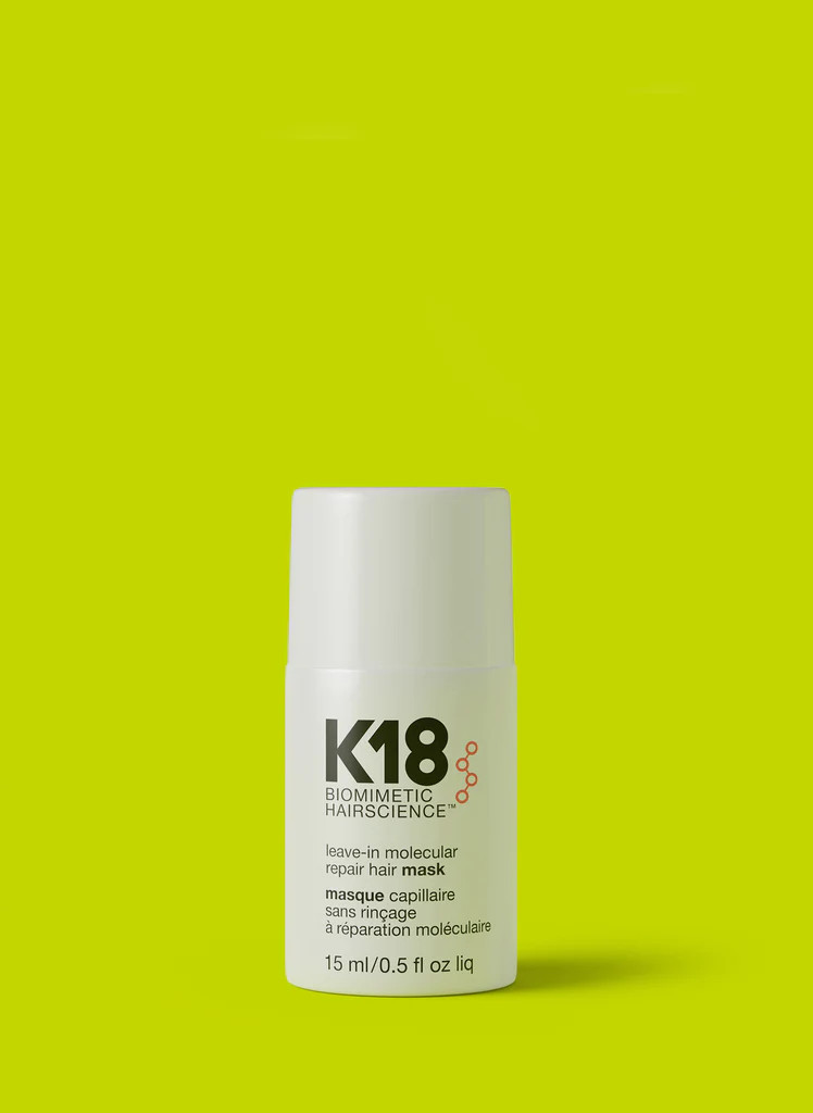 Mini Leave-In Molecular Repair Hair Mask 15 mL | K18 Hair