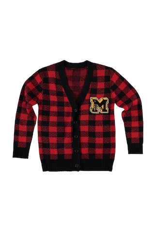Mickey Mouse Checkered Cardigan | Forever 21 (US)