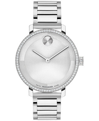 Movado Women's Bold Evolution 2.0 Swiss Quartz Stainless Steel Watch, 34mm - Macy's | Macy's