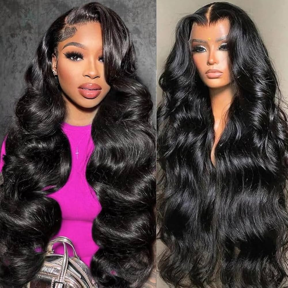 30 Inch Body Wave Lace Front Wigs Human Hair 13x6 Hd Lace Front Wigs Human Hair Pre Plucked 200 D... | Amazon (US)