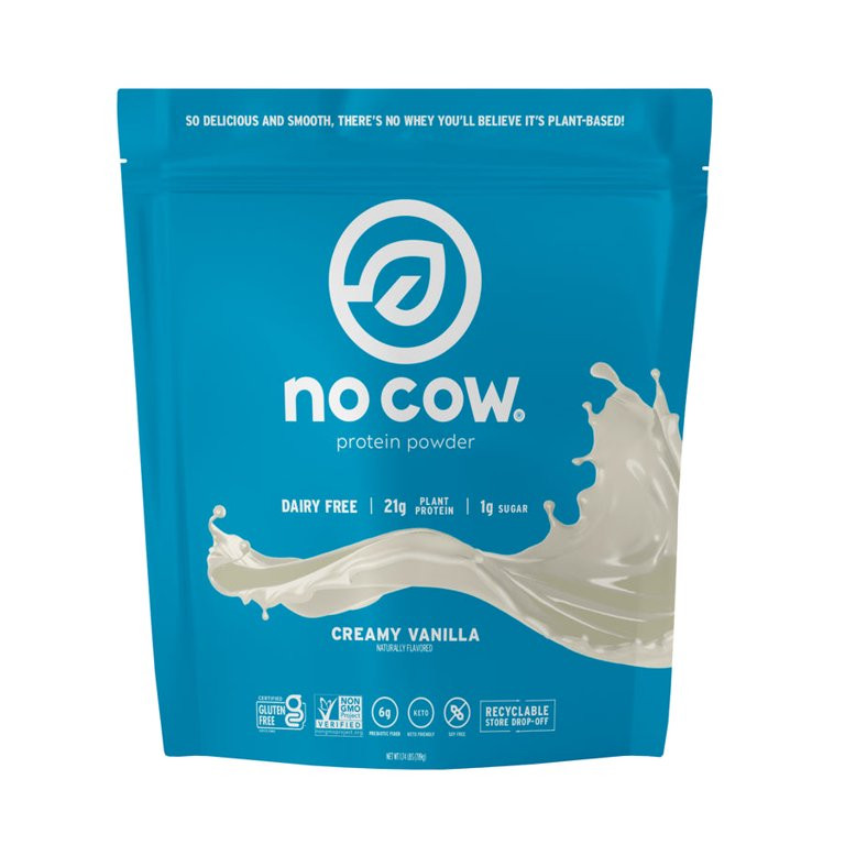 No Cow Vegan Protein Powder, Vanilla, 21g Plant Based Protein, 1.74lb | Walmart (US)