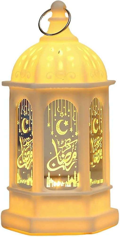 Eid Mubarak Lanterns Decoration, Ramadan Decorations for Home and Table, Small Ramadan Lights wit... | Amazon (UK)