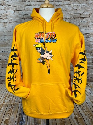 Naruto Shippuden Shonen Jump 20th Anniversary Hoodie Hooded Sweatshirt ~ NEW | eBay US