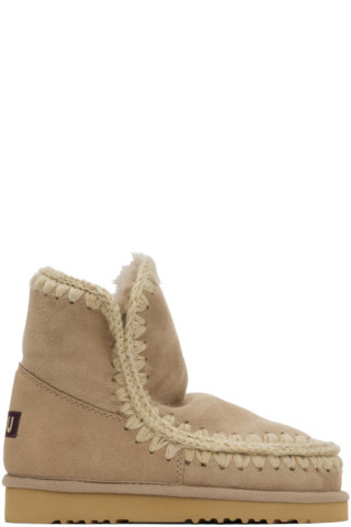 Tan 18 Boots | SSENSE