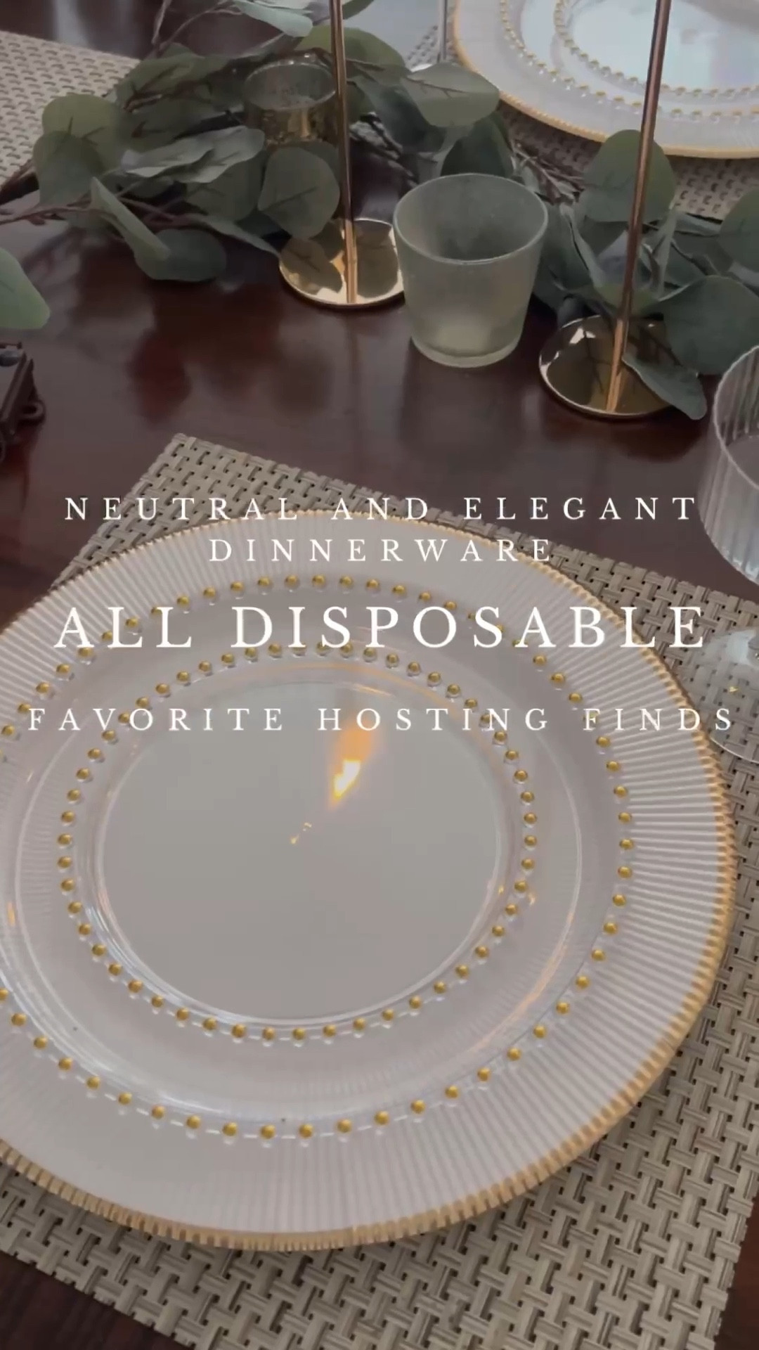 Disposable dinnerware finds! 

#LTKHoliday #LTKHome #LTKStyleTip