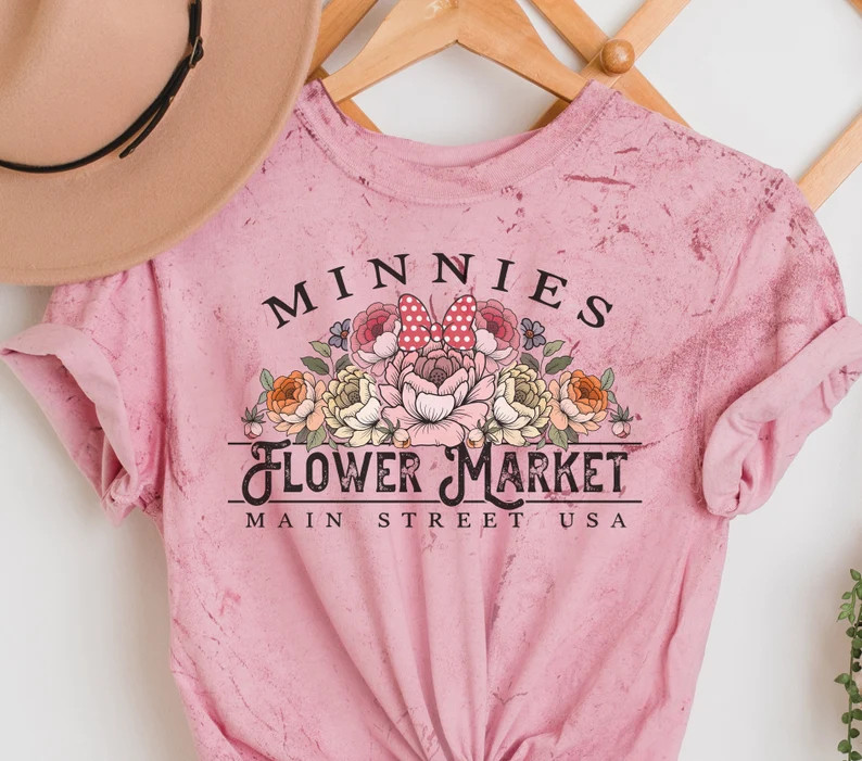Minnies Flower Market Unisex T Shirt for Disneyland or | Etsy | Etsy (US)