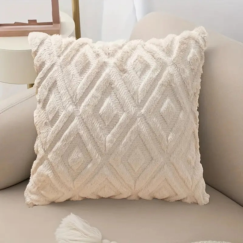 1pc, Plush Quilted Embroidered Throw Pillow Covers, Throw Pillow Covers Decor, Home Decor, Room D... | Temu Affiliate Program