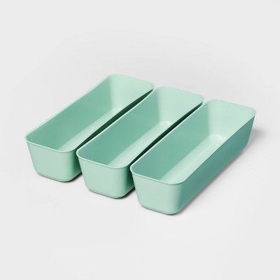 3pk Long Storage Trays - Brightroom™ | Target