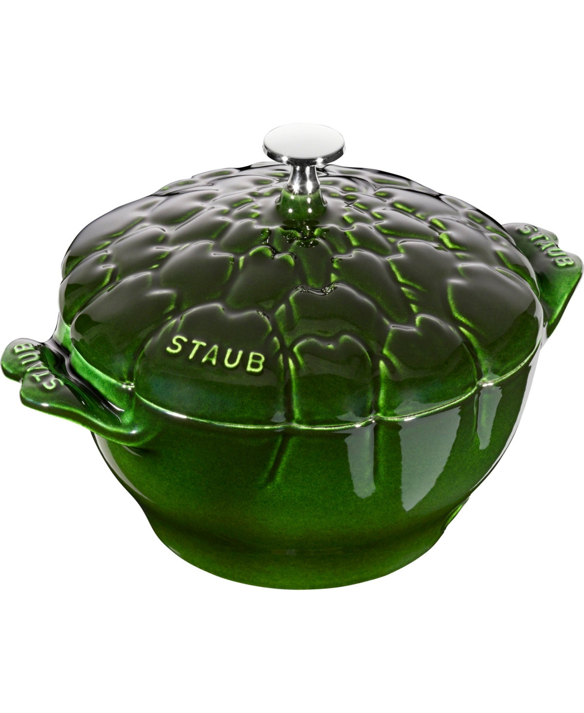 Staub Cast Iron 3-Qt. Artichoke Dutch Oven - Basil | Macy's