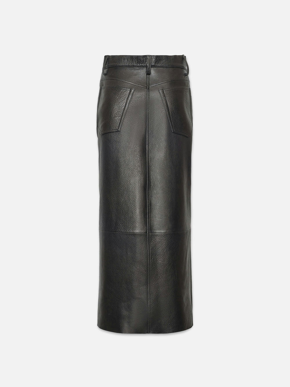 The Leather Midaxi Skirt  in  Black | Frame Denim