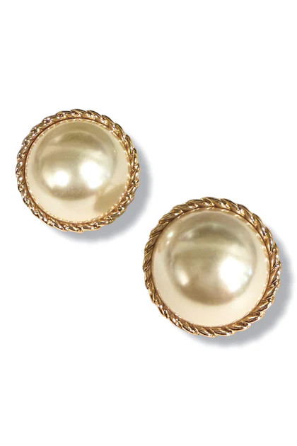 Could Never be Enough Gold and Pearl Earrings | The Willow Tree