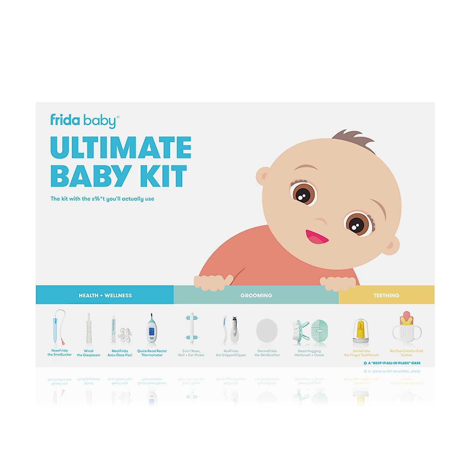 Frida Baby Ultimate Baby Kit | The Complete Baby Health & Wellness, Grooming, and Teething kit | Amazon (US)