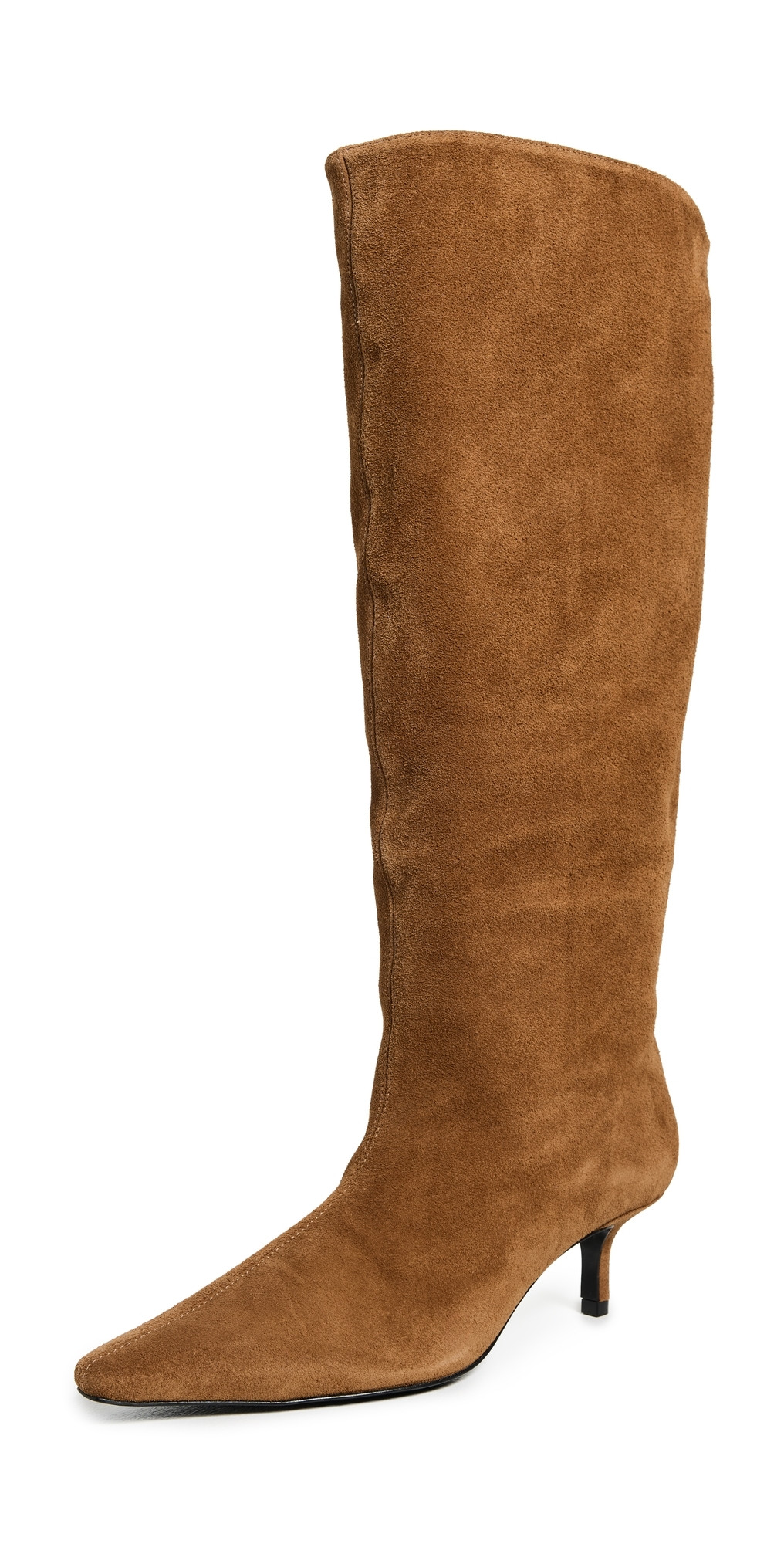 Black Suede Studio Sutton Suede Boots 50mm Caramel Suede 41 | Shopbop