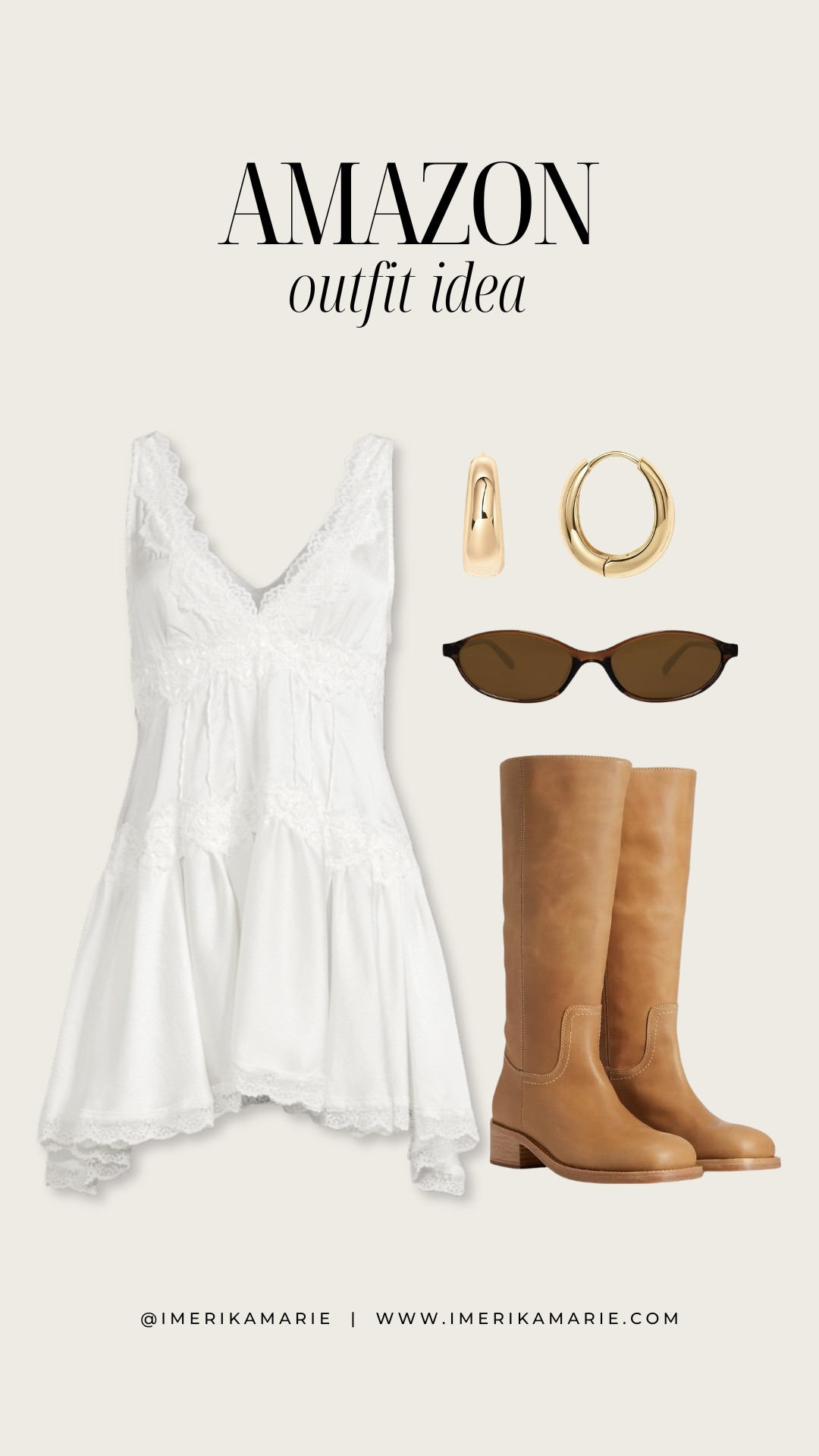 Amazon Outfit Idea

What to wear to a country concert, summer concert, summer festival, summer fair.

White free people dress dupe and steve madden boots. 

 #LTKootd #LTKSeasonal #LTKPetite