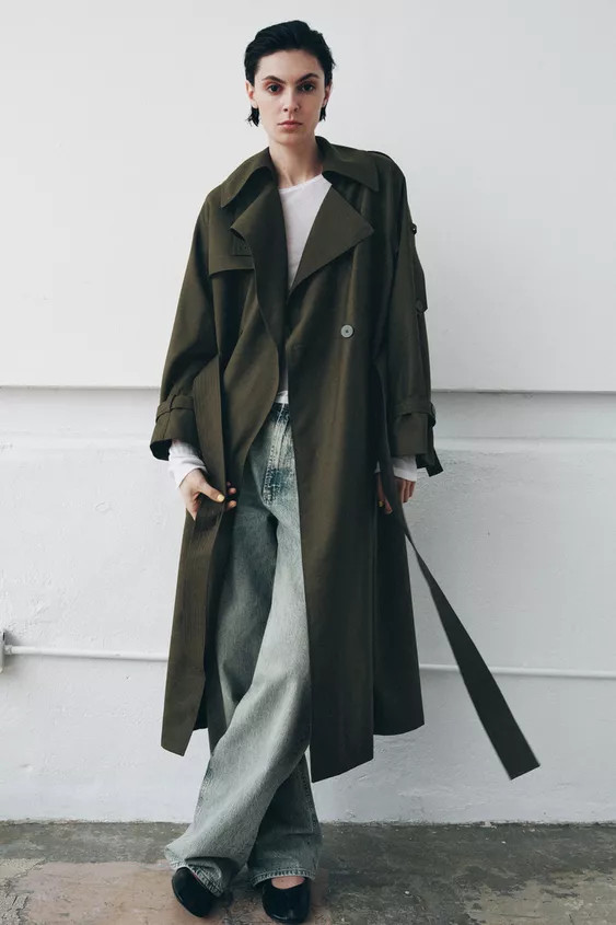ZW COLLECTION LIMITED EDITION OVERSIZE TRENCH COAT | Zara UK