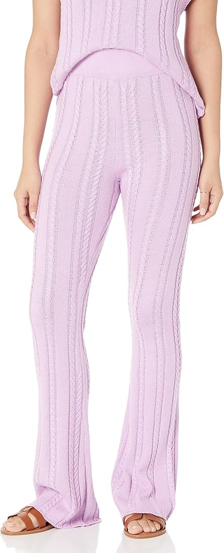 The Drop Women's Frankie Fitted Pull-on Cable Flare Pant | Amazon (US)