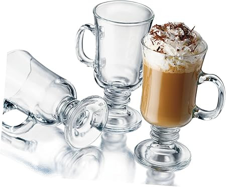Libbey 8-1/2-Ounce Irish Coffee Mug, 4-Piece Set | Amazon (US)