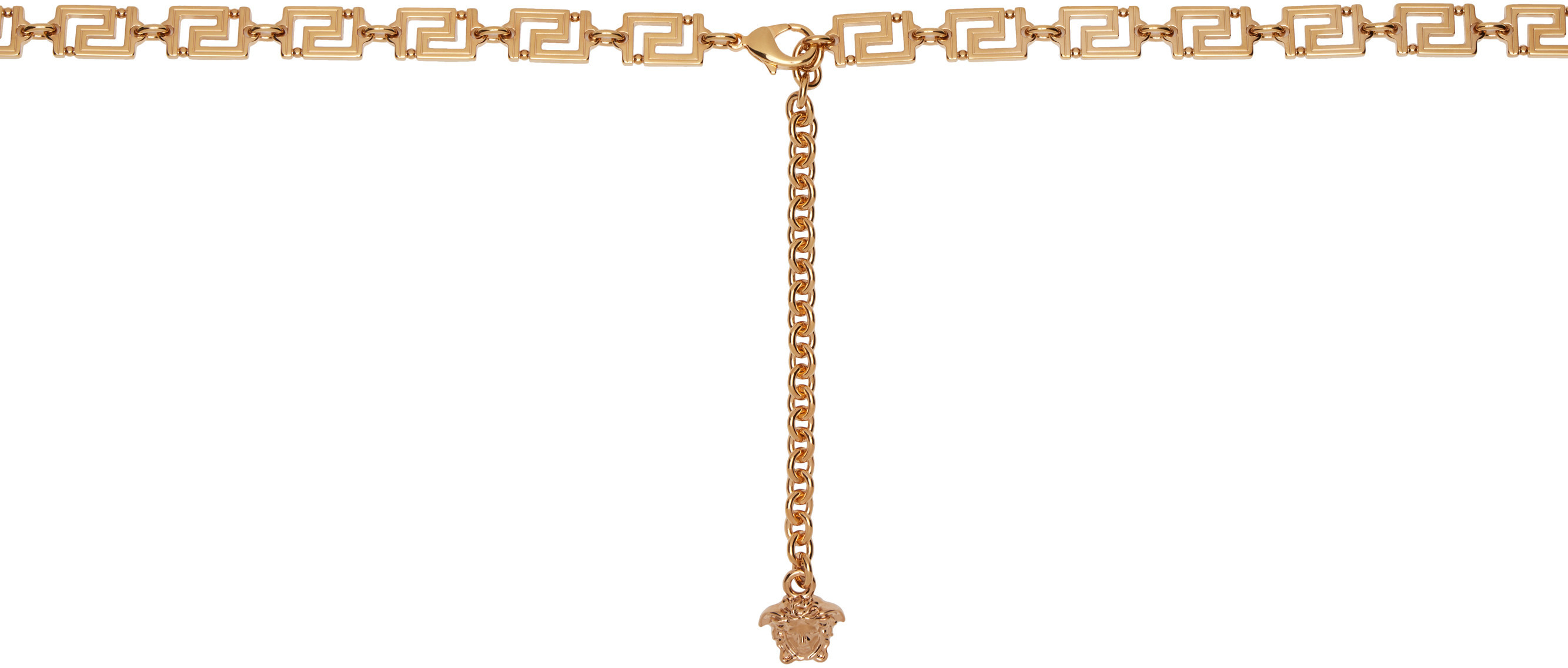 Versace Gold Greca Goddess Chain Belt | SSENSE