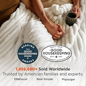 Bedsure GentleSoft White Throw Blanket for Couch - Cozy Blanket for Women, Cute Fleece Throw for ... | Amazon (US)