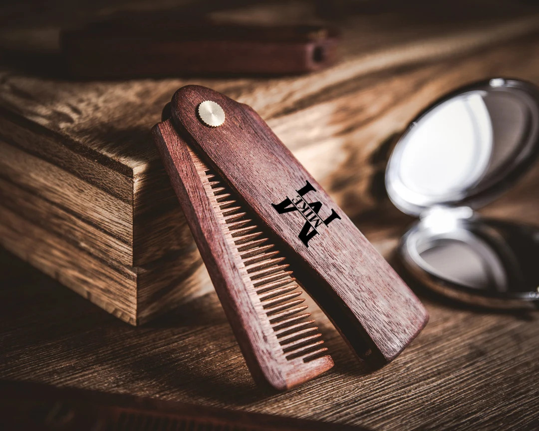 Custom Beard Comb Personalized Gifts for Him Custom Wood - Etsy | Etsy (US)