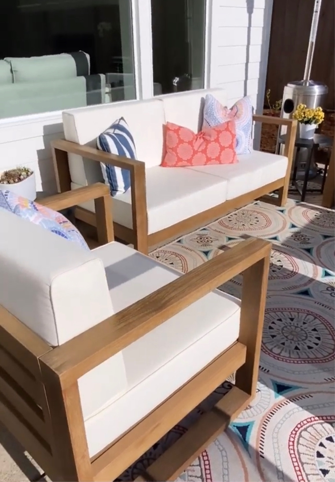 Patio season is here! I love my wood outdoor furniture set. It’s made from weather resistant wood, and the cushions from high quality sunbrella fabric. I’ve owned this set for three years and it still looks brand new! #westelm #patiofurniture #patioset #woodpatiofurniture

#LTKFind #LTKhome #LTKfamily