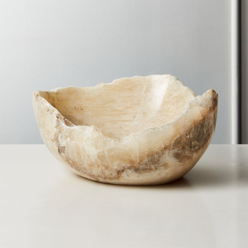 Onyx Raw Edge Bowl, CB2, Decorative Bowl, Home Decor, Living Room, Family Room, Home Style | CB2
