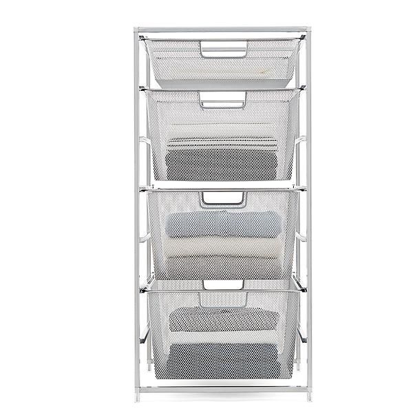 Elfa Mesh Narrow Drawer Solution | The Container Store