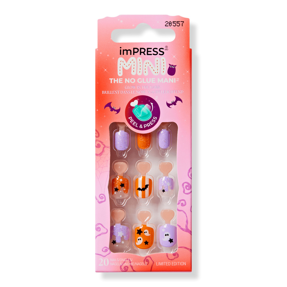 Kiss imPRESS Mini Halloween Press On Nails - Oh My Gourd | Ulta