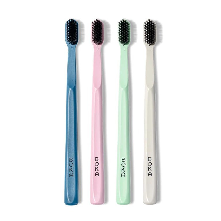 Boka Classic Manual Toothbrush STF9&nbsp;with Extra Soft Activated-Charcoal, Bristles, Bioplastic... | Walmart (US)