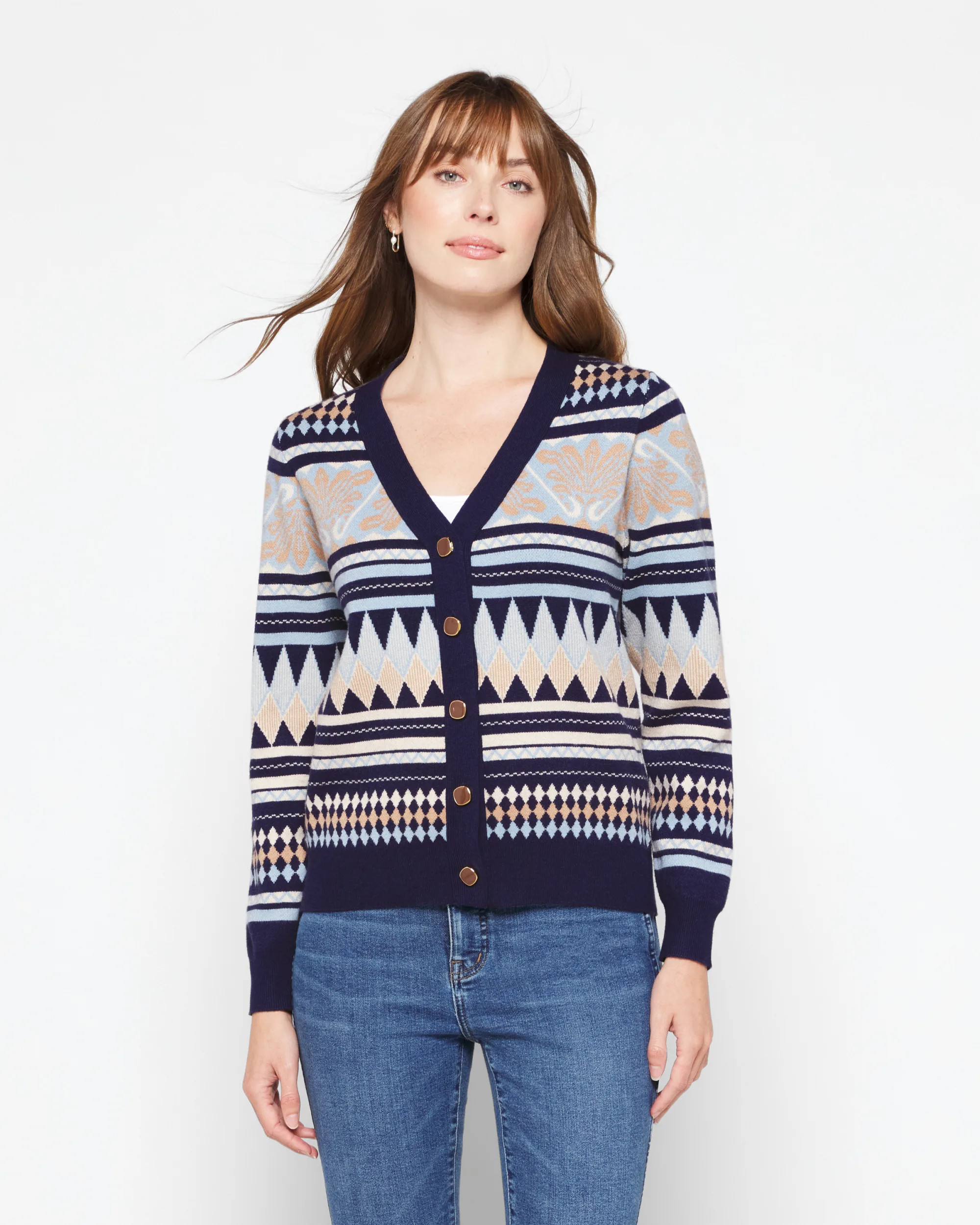 Harlow Jacquard Cardigan | Stitch Fix