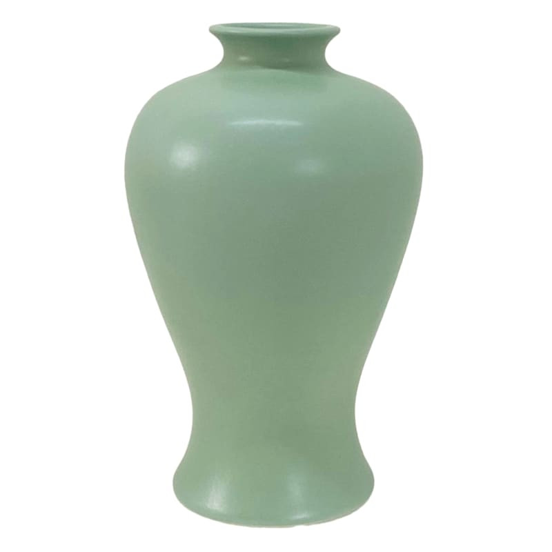9In Green Ceramic Vase | At Home