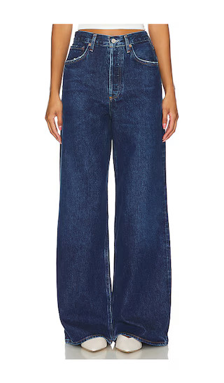 Dame High Rise Wide Leg Jeans in Enamour | Revolve Clothing (Global)