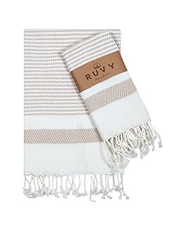 Ruvy Home Basics Turkish Hand Towels for Bathroom Set of 2 | 18"x40", Cotton & Decorative Bathroo... | Amazon (US)