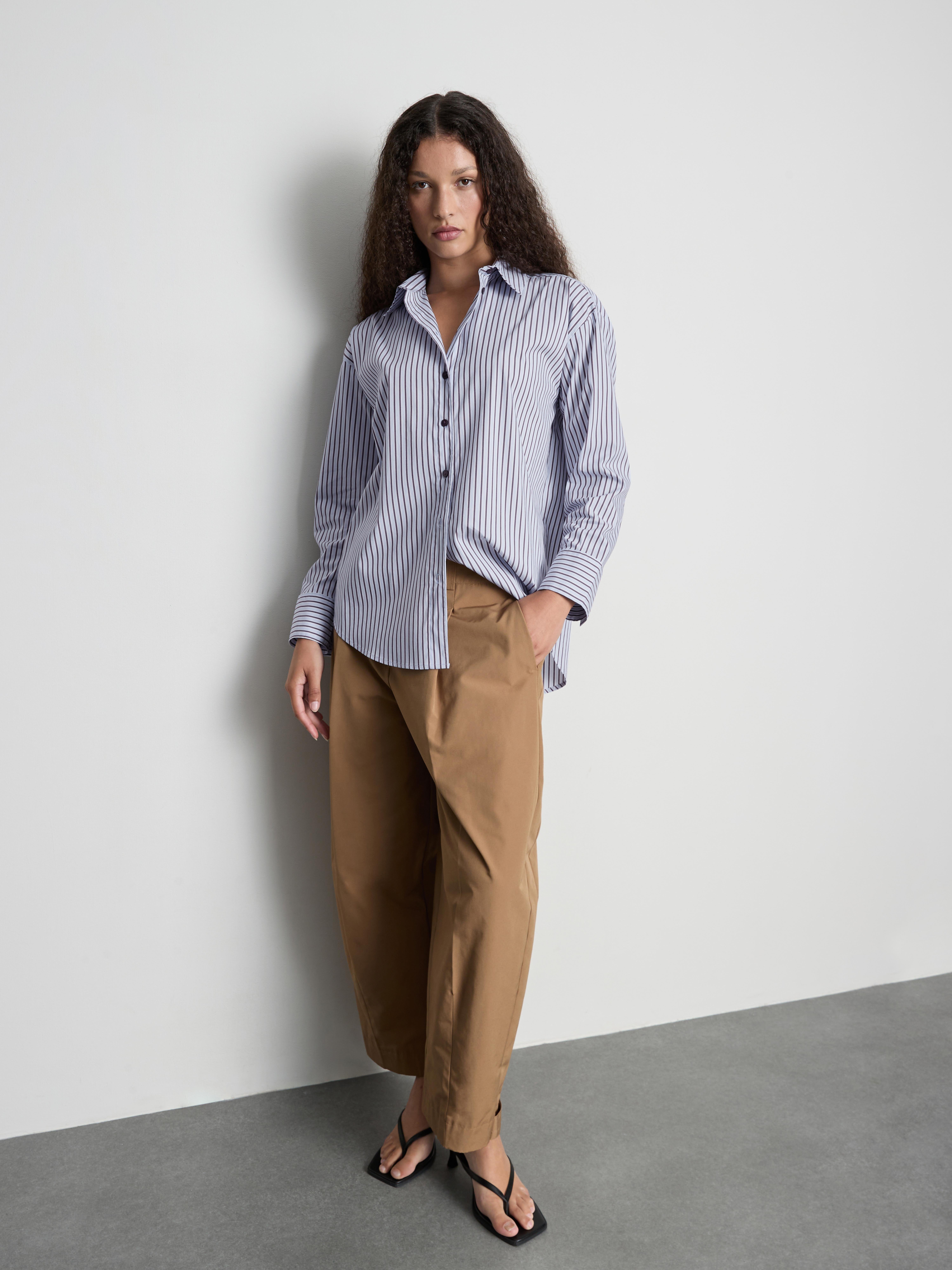 The Edit | Cotton Rich Striped Poplin Shirt | Primark UK