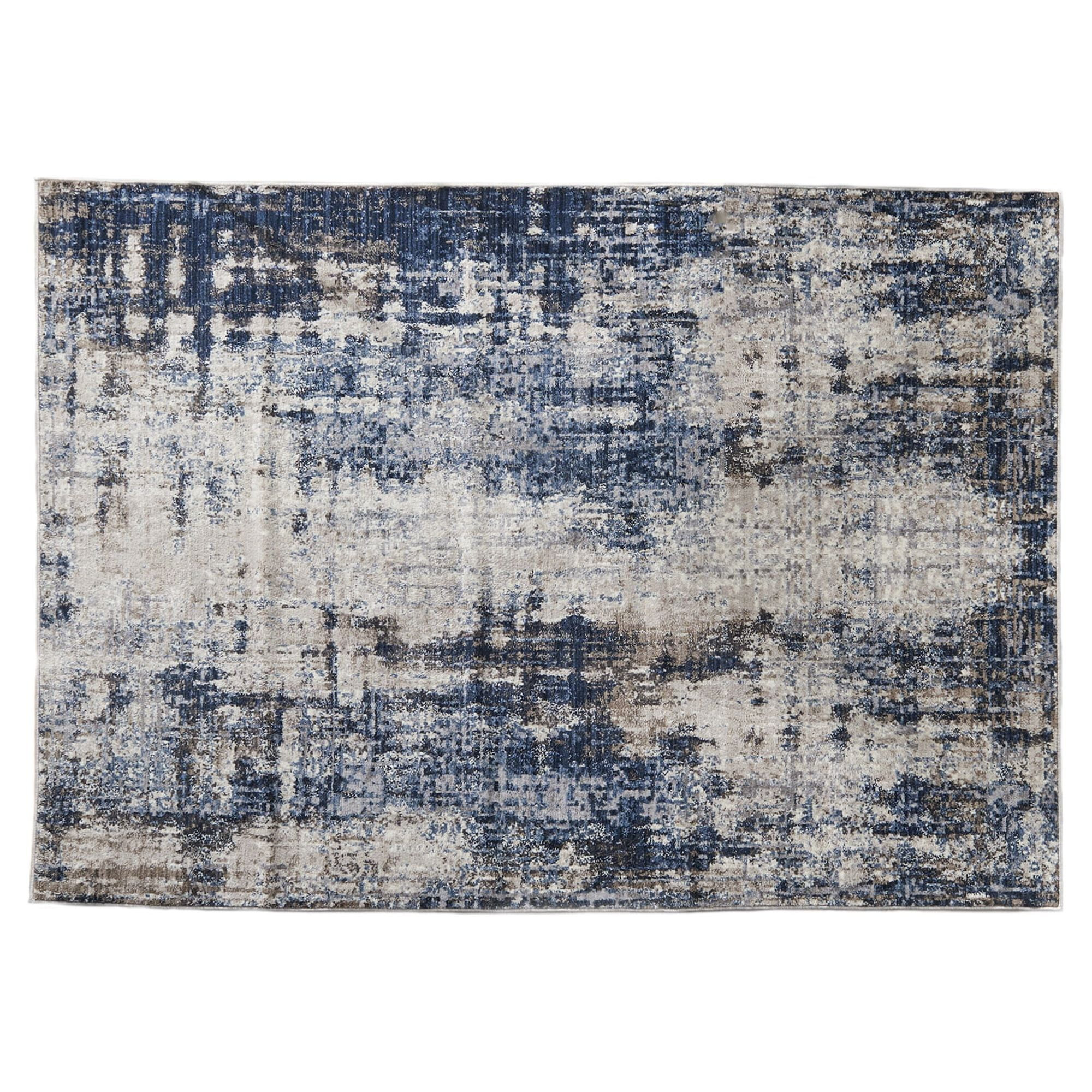Better Homes & Gardens Navy Abstract Indoor Accent Rug, 5' x 7' | Walmart (US)