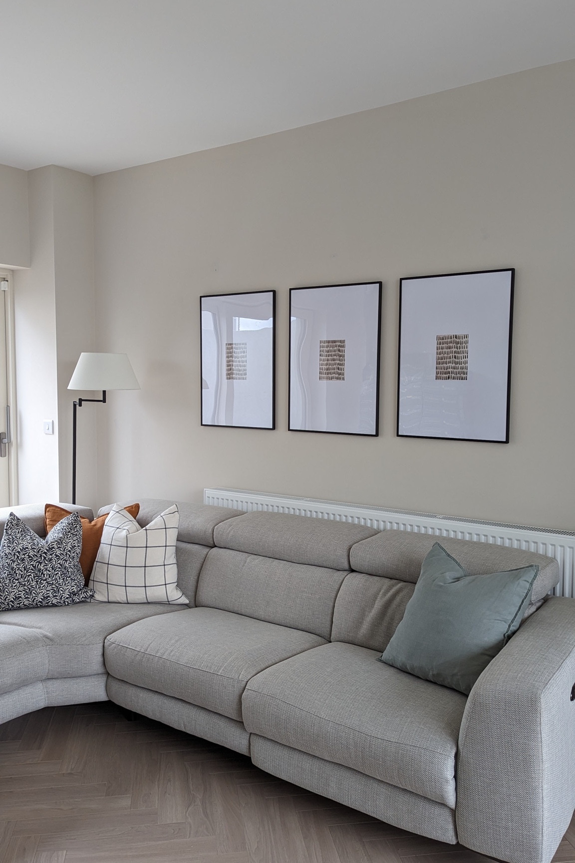 Sitting room decor, living room, floor lamp, cushion cover, black picture frame

#LTKeurope #LTKhome #LTKstyletip