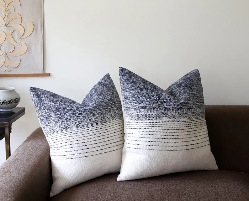 Blue Ombre Pillow | Etsy (US)
