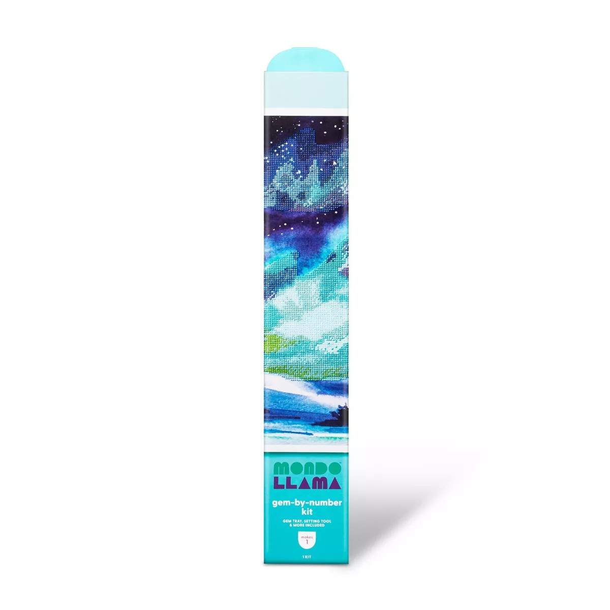 Gem by Number Galaxy Kit - Mondo Llama™: DIY Art Kit with Gems & Fabric for Adult Crafting | Target