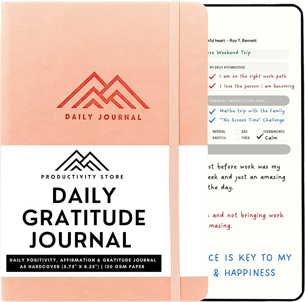 Best Daily Journal for Men & Women for Mindfulness, Productivity, Happiness & Self Care | Gratitu... | Amazon (US)