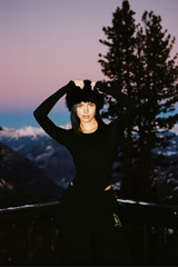 Long Sleeve Arc Cutout Back Bodysuit | WISKIIACTIVE